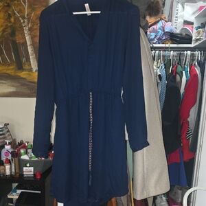 Xhilaration Deep Blue Blouse